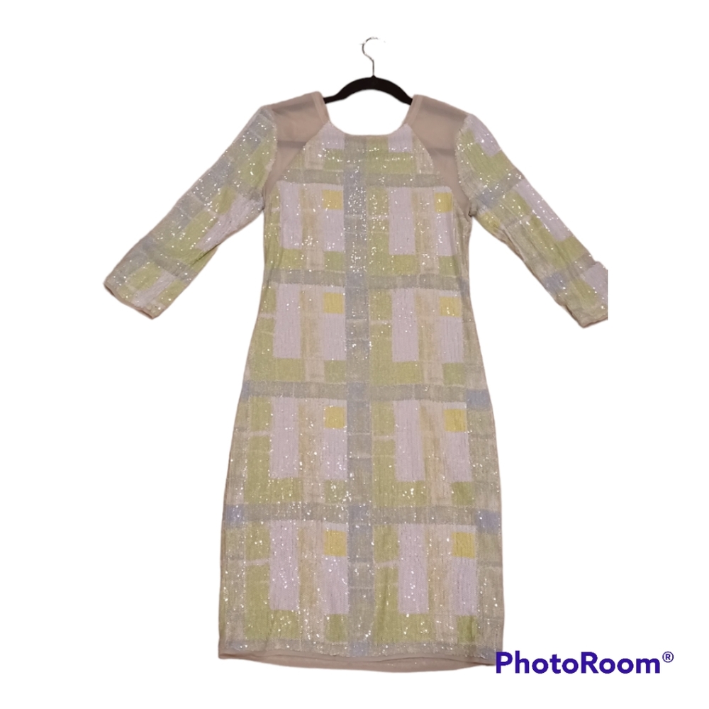 Rachel Roy bodycon sequin dress